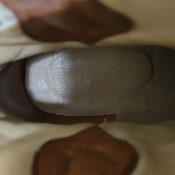 CORRAL Cowgirl Fringe Whip Stitch Short Boot Snip Toe Cognac Leather Women 6.5 - Picture 12 of 12